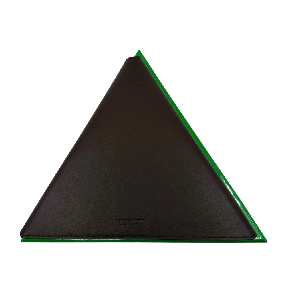 Bottega Veneta Triangle Brown Leather‎ Notebook Cover w/ Notebook BNIB